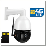 «HDcom K630-30X-4MP-4G» - беспроводная уличная 4G-sim купольная 4MP IP-камера наблюдения