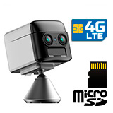 Миниатюрная 2K 4G IP камера с SIM картой &laquo;JMC-AC70-4G-Dual&raquo; с двумя объективами