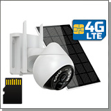 «Link Solar K69-2MP-4G» - Уличная поворотная беспроводная 4G-LTE 3MP уличная камера с солнечной панелью