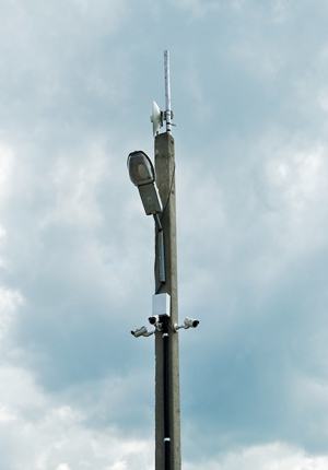 Установка точек доступа Wi-Fi на фонарные столбы
