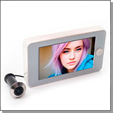 Видеоглазок с монитором iHome-GLAZ-W в виде обычного