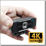 4K web камера с микрофоном подсветкой и автофокусом HDcom Zoom W18-4K