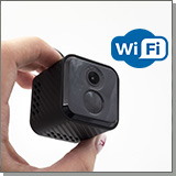 Автономная беспроводная миниатюрная 2mp Wi-Fi камера наблюдения «JMC-S27» с невидимой ИК подсветкой