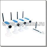Беспроводной комплект из 4-х камер – Kvadro Home с просмотром через интернет