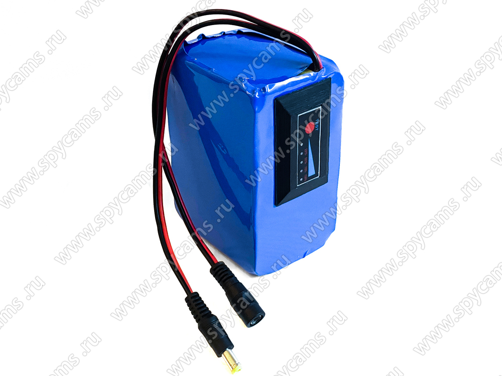 Литий-ионный аккумулятор 18000 мАч - 12 вольт с индикатором заряда ...