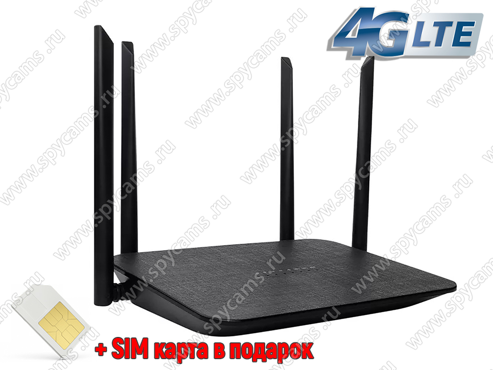 4G Wi-Fi роутер с SIM картой HDcom С80-4G (B) и 4G модемом - Wi-Fi 3G ...