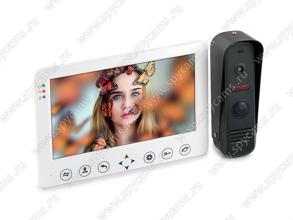 Проводной Hands Free видеодомофон HDcom W-715 с записью по движению ...