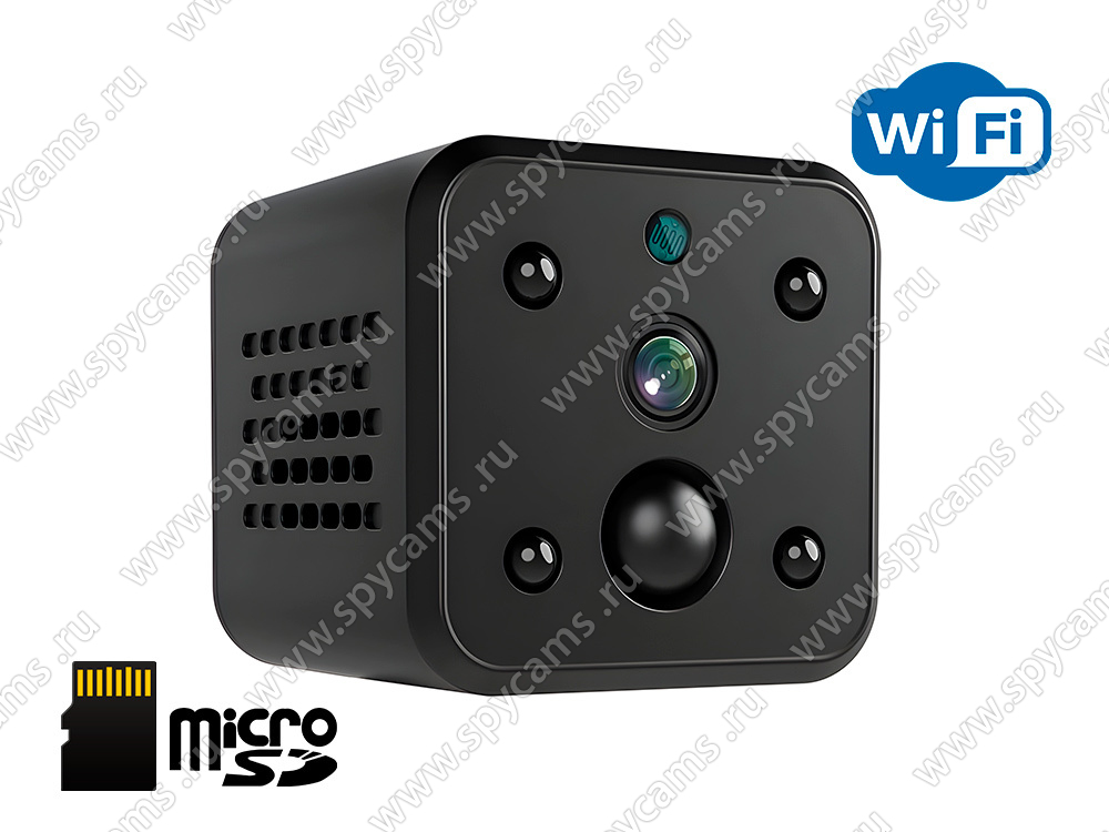 Миниатюрная WI-FI камера наблюдения с аккумулятором JMC-AV13 с записью ...