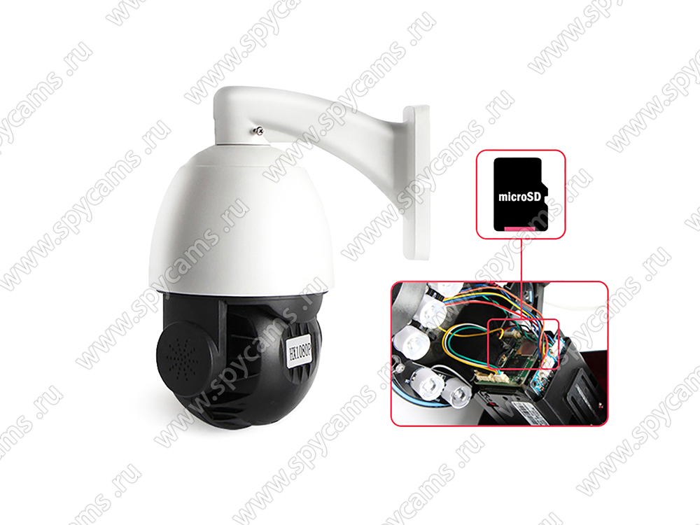 Уличная купольная 4K 8Мп поворотная PoE IP камера «Link ASD38P-20Х-8G ...