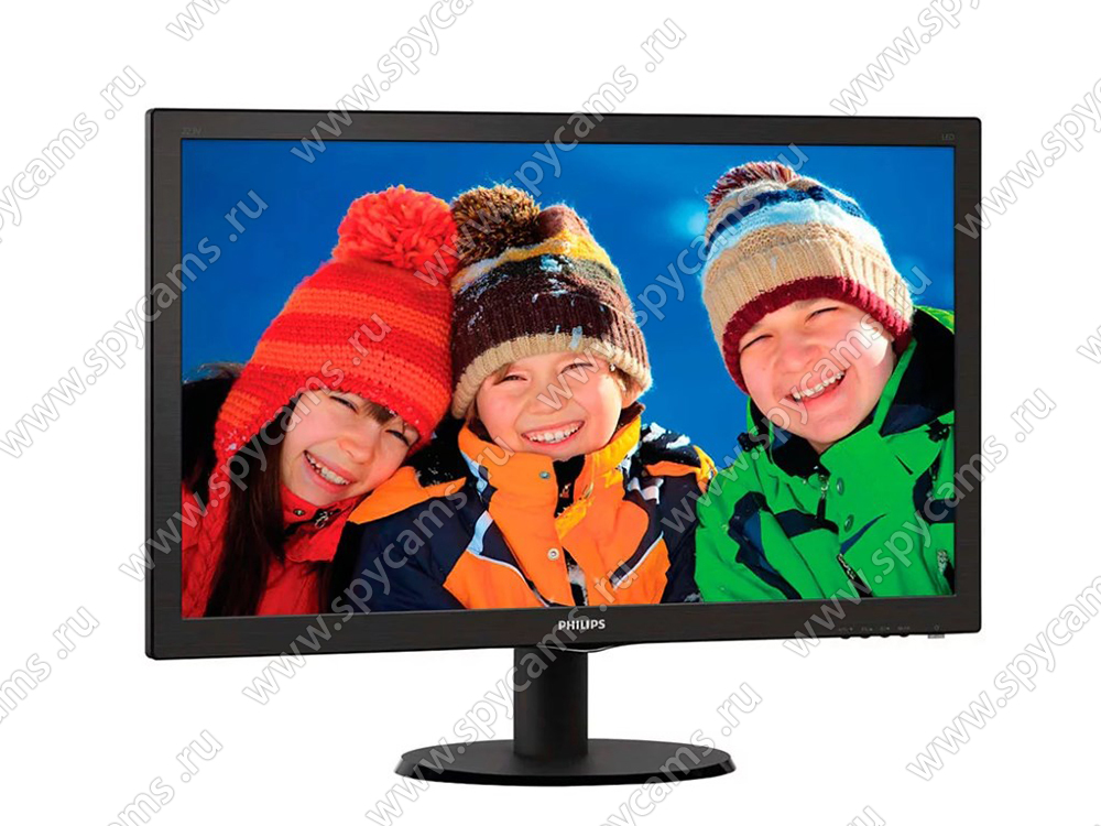 Монитор 24" Philips 243V5Q Black для систем видеонаблюдения купить по ...