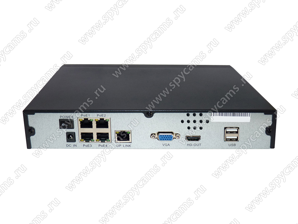 4 канальный сетевой IP регистратор SKY N5004-POE с питанием PoE купить ...