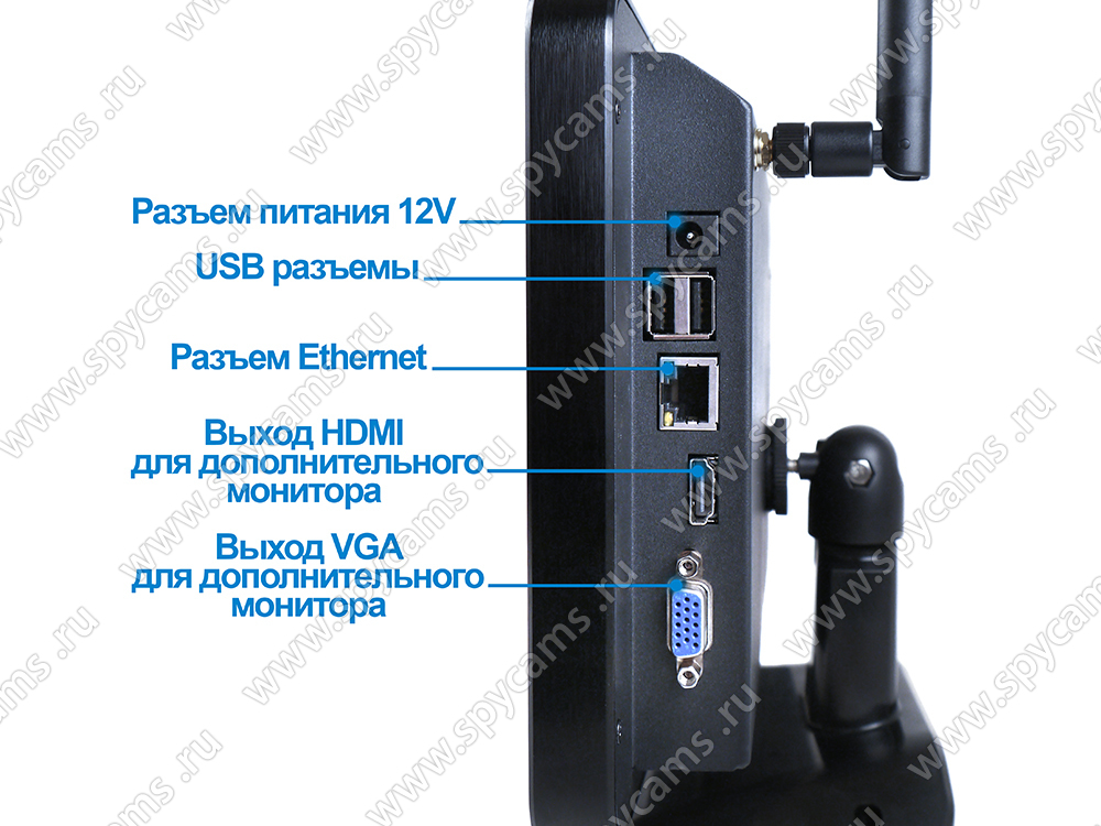 Беспроводной комплект видеонаблюдения с определением лица для улицы на ...