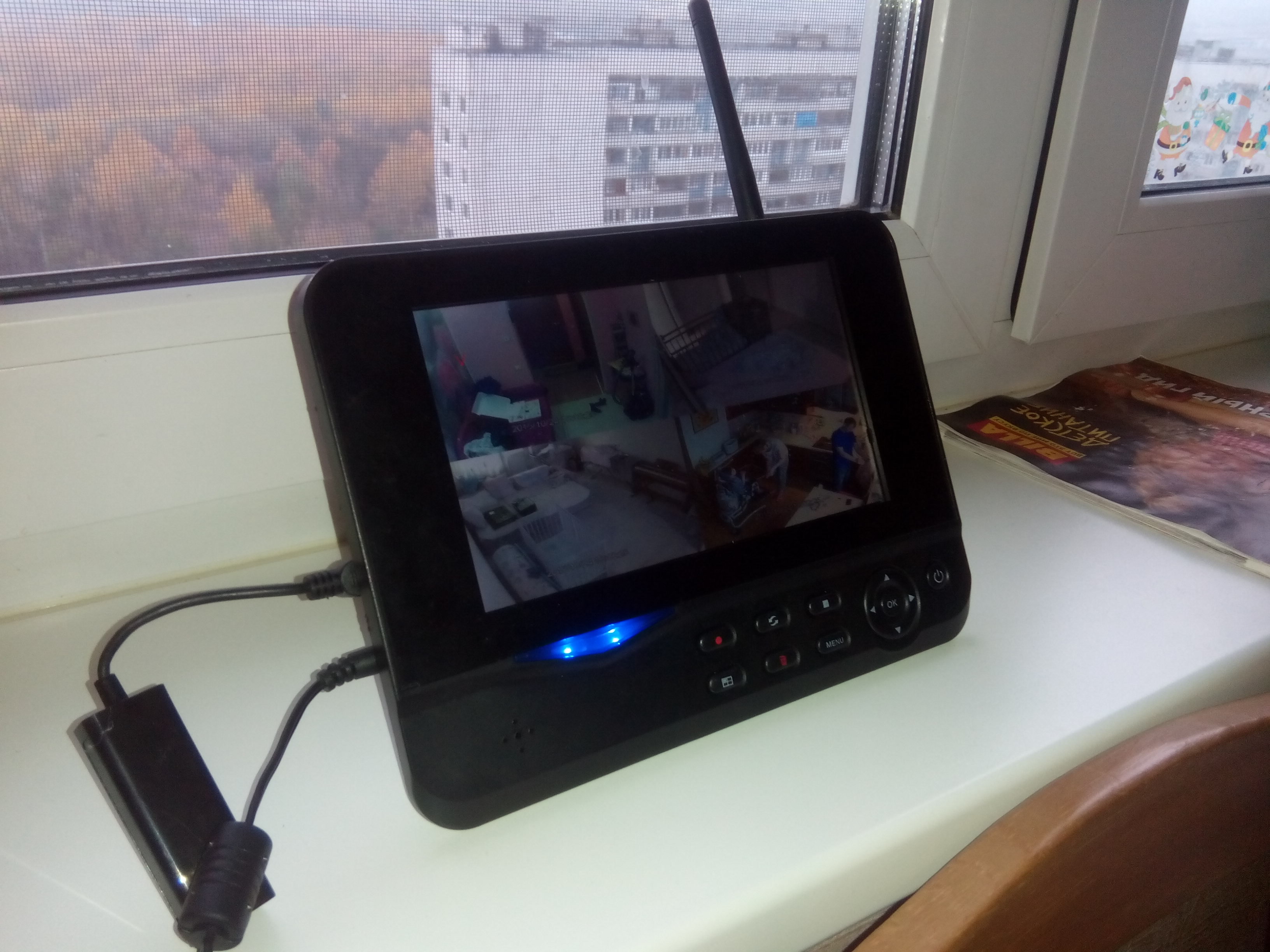 Настройка беспроводного монитора 